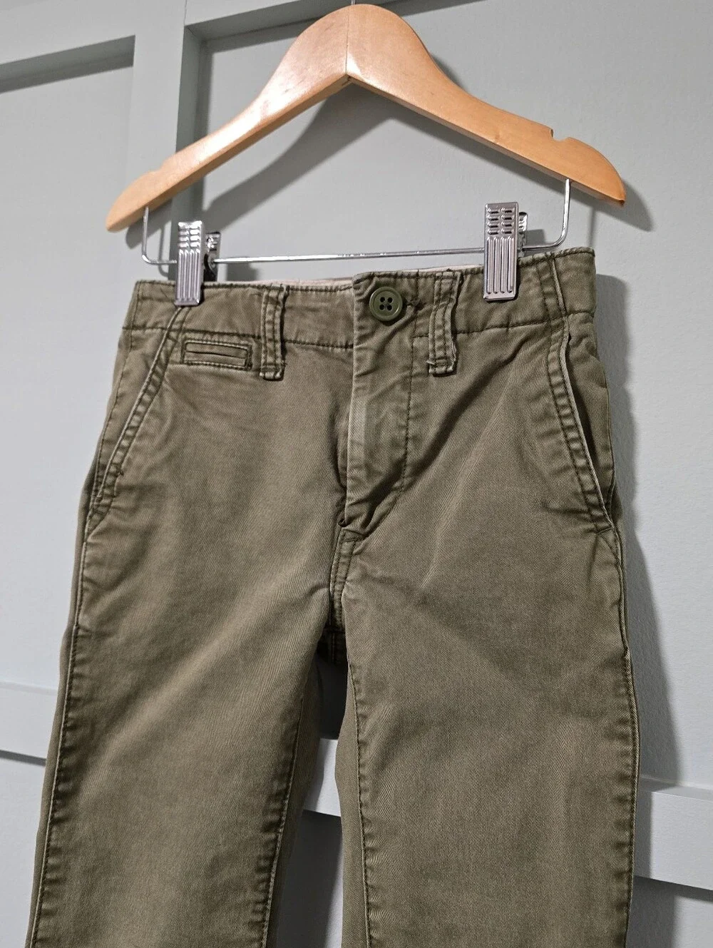 GAP Kids Olive Green Slim Chino Pants